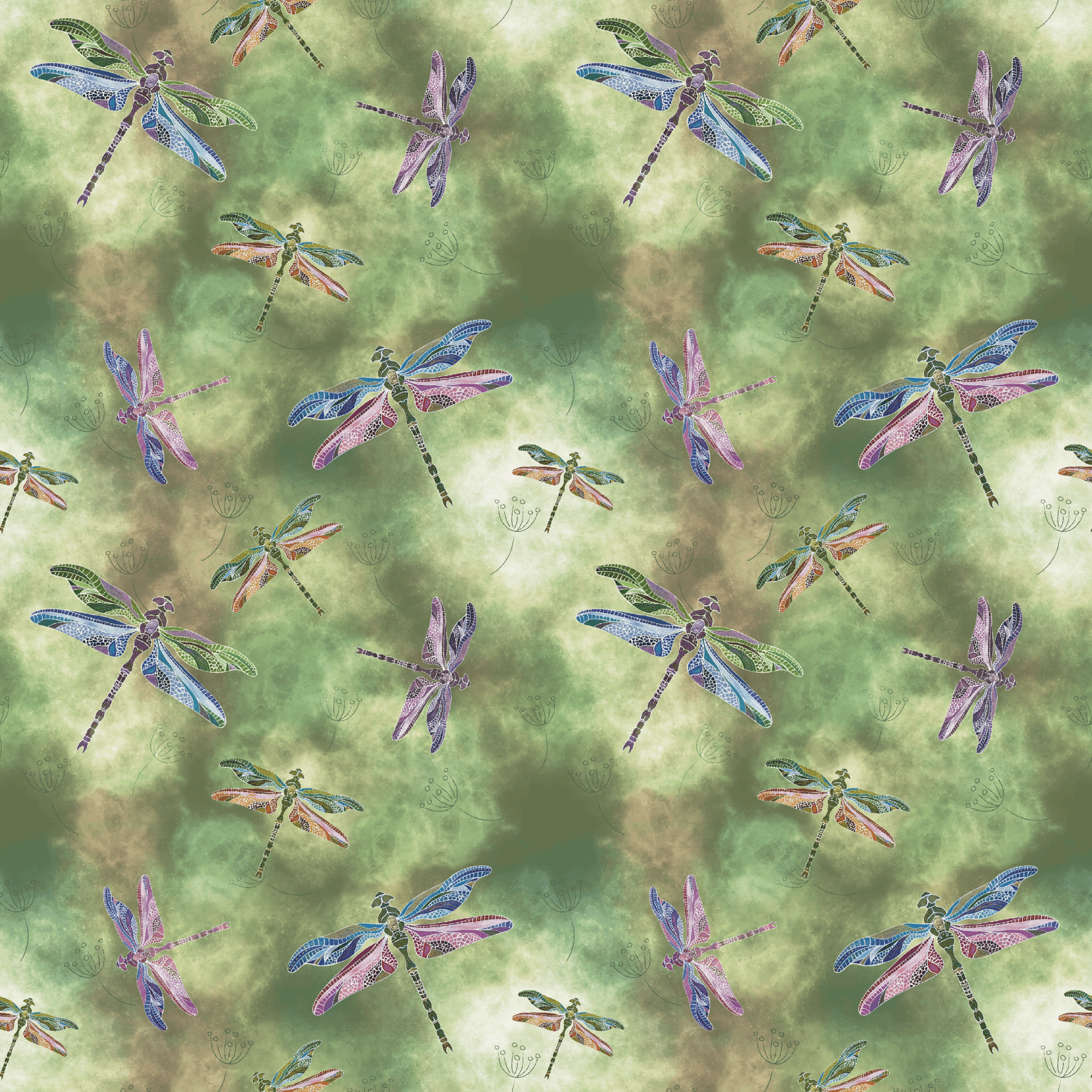 Luft und Licht und Sternenstaub: Digital-Drucke/Seamless Patterns (Bundle)