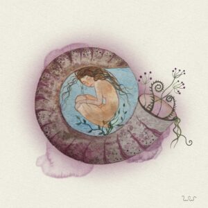 Erstes der vier Aquarelle zum Download